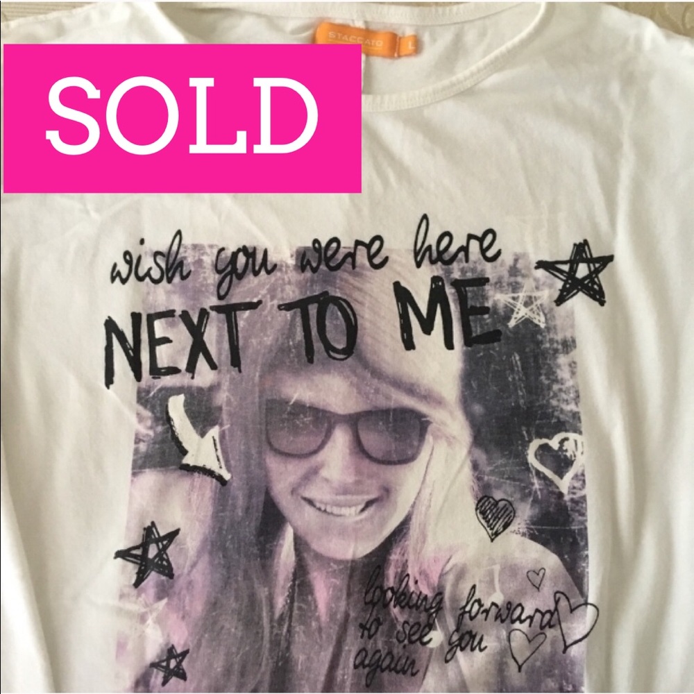 Graphic long sleeve tee